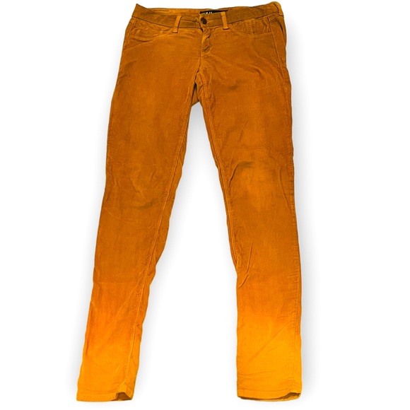 Design Lab | Woman’s Spring St Skinny Mustard Ombré Corduroys Size 25 - Picture 4 of 15